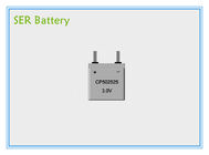 Bateria flexível fina de CP502525 3.0V, lítio liso Ion Battery Pack For RFID/brinquedo eletrônico