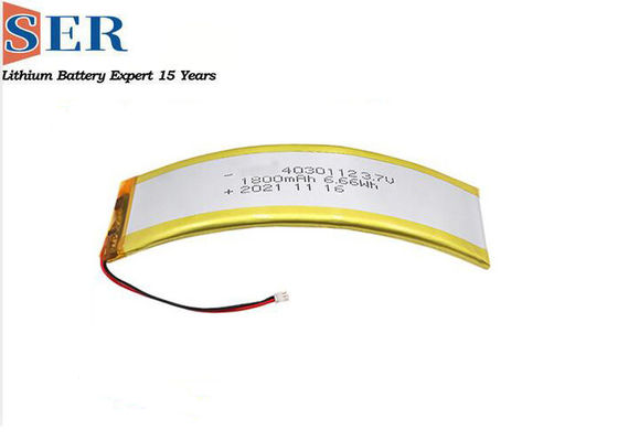 Polímero curvado flexível customizável Ion Safety Curved Lipo Battery do lítio de Li Poly Battery 3.7V