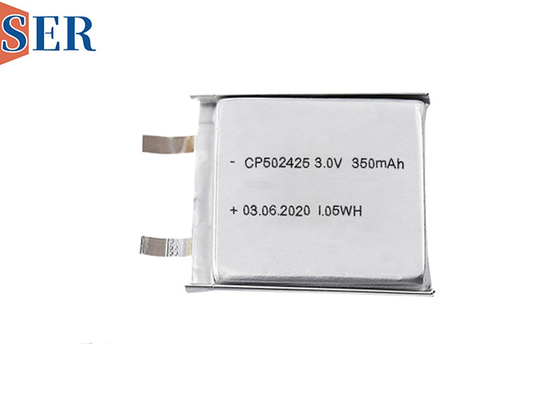Pilha macia macia do malote da bateria 3.0V Li-MnO2 do bloco do manganês do lítio de CP502425 CP502525 para RFID IoT LoRa Alar