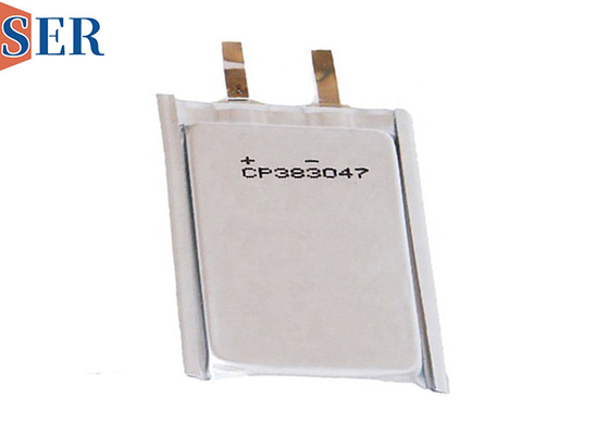 Pacote flexível da bateria ultra fina da folha de CP383047 3.0V LiMNO2