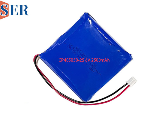 Projete a bateria de lítio preliminar do bloco 6.0V 2500mAh da bateria de CP405050-2S
