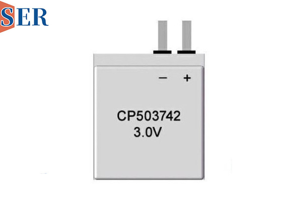 Bateria ultra fina preliminar retangular CP503742 da folha do lítio para os pessoais que posicionam o cartão