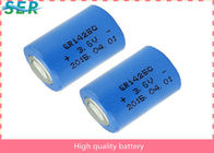 bateria 1/2AA ER14250 do cloreto de Thionyl do lítio de 3.6V 1200mAh