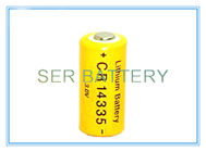 2/3AA pilha preliminar do lítio do poder superior da bateria CR14335 3.0V 800mAh do lítio MNO2