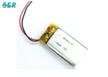 Banco sem fio os 581730 3.7V os menores 250mah da bateria do polímero do lítio do teclado