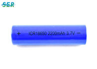 Pilha ICR18650 recarregável longa de Ion Battery 18650 3.7V 2200mah do lítio da vida de ciclo