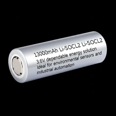 Bateria Li-SOCL2 de 13000mAh 3.6V, uma solução de energia confiável, ideal para sensores ambientais e automação industrial