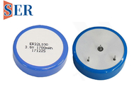 Tipo de alta temperatura bateria preliminar da bolacha da pilha do botão ER32L100 do cloreto de Thionyl do lítio de ER32100T 1/6 D
