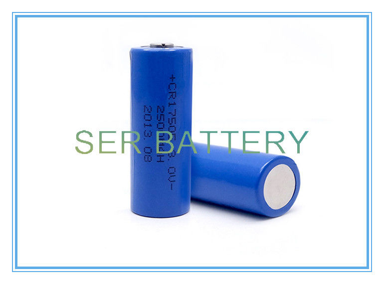 Um lítio não recarregável Ion Battery grande CR17505 atual do tamanho para o colete salva-vidas