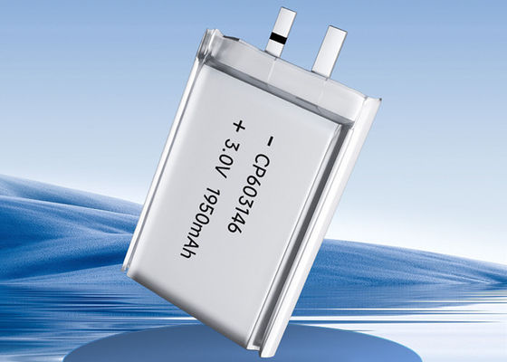 Vida útil longa da pilha ultra fina preliminar do malote Li-MnO2 da bateria de lítio CP603146 3v