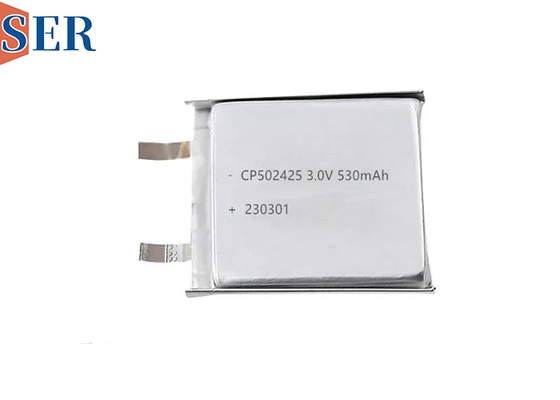Pilha macia macia do malote da bateria 3.0V Li-MnO2 do bloco do manganês do lítio de CP502425 CP502525 para RFID IoT LoRa Alar