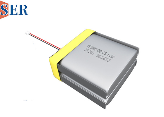 Bateria macia CP1005050-2S 6.0V 6000mAh do bloco do manganês do lítio de CP505050-2S LiMnO2