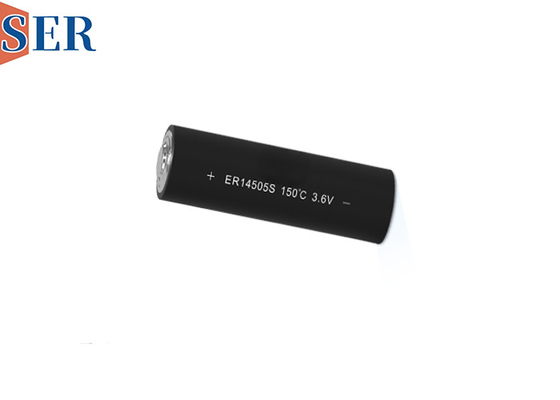 ER14505 3.6V AA Dimensão primária Li SOCL2 Bateria que varia de -55 a 165°C para perfuração de petróleo