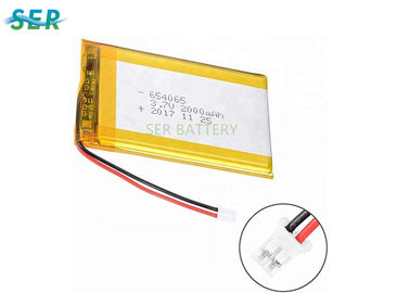 Li - bateria de lítio recarregável 654065 do Po 3,7