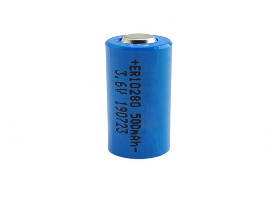 Cloreto de Thionyl do lítio da bateria 3,6 v do lítio socl2 do fio de ER10280 500mAh