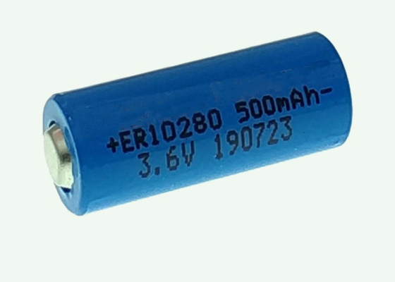 Cloreto de Thionyl do lítio do fio da bateria 500mAh de ER10280 Li SOCL2 para o rádio militar