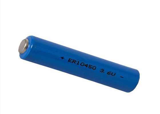 Cyclindrical ER10450 3,6 bateria do AAA Li SOCl2 do volt para o sensor do fumo No.7