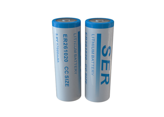 Bateria de lítio de ER261020 centímetro cúbico 3.6V LiSOCL2 Bobbin Type Battery 3,6 v