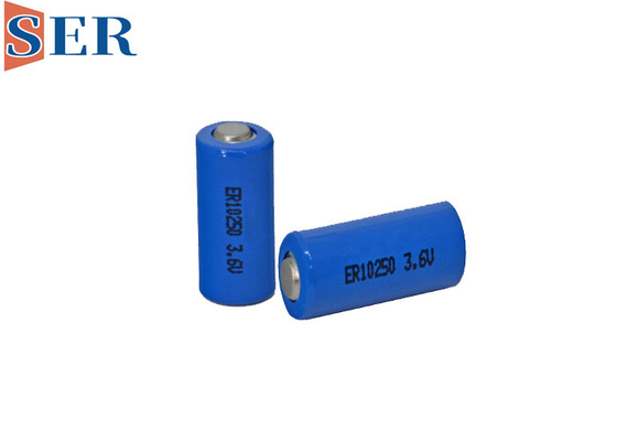 Bateria 3,6 V Bobbin Type Primary LiSOCl2 do cloreto de Thionyl do lítio de ER10250 1/2 AAA