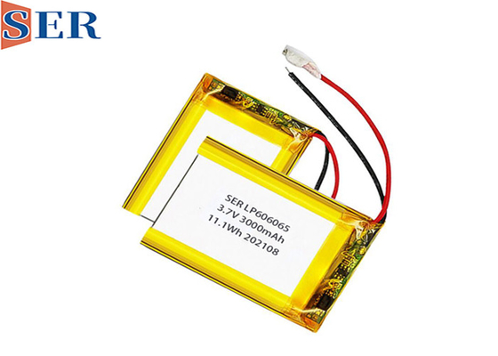 Bateria 3.7V 7.4V 11.1V 2500mAh do polímero do lítio de Li - de Ion Pouch Lipo 606065
